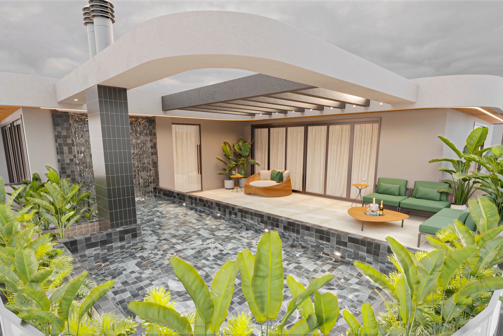 Canaã Residence - Piscina e área externa - Geral 01