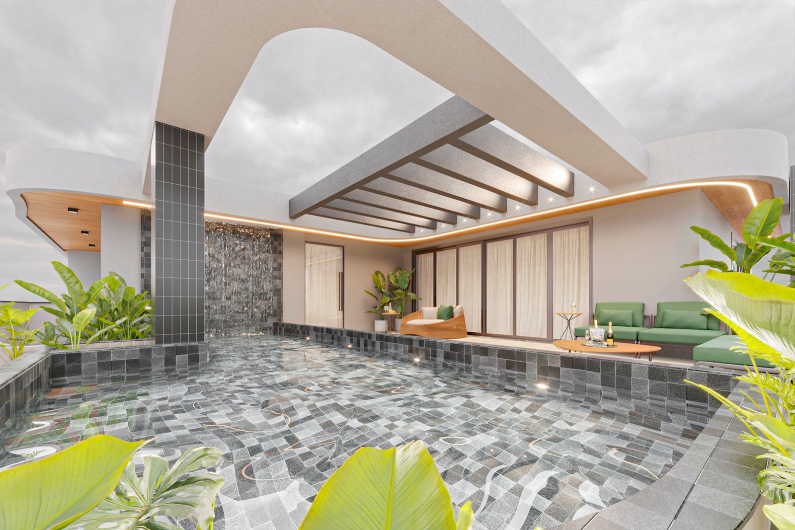 Canaã Residence - Piscina e área externa - Geral 02