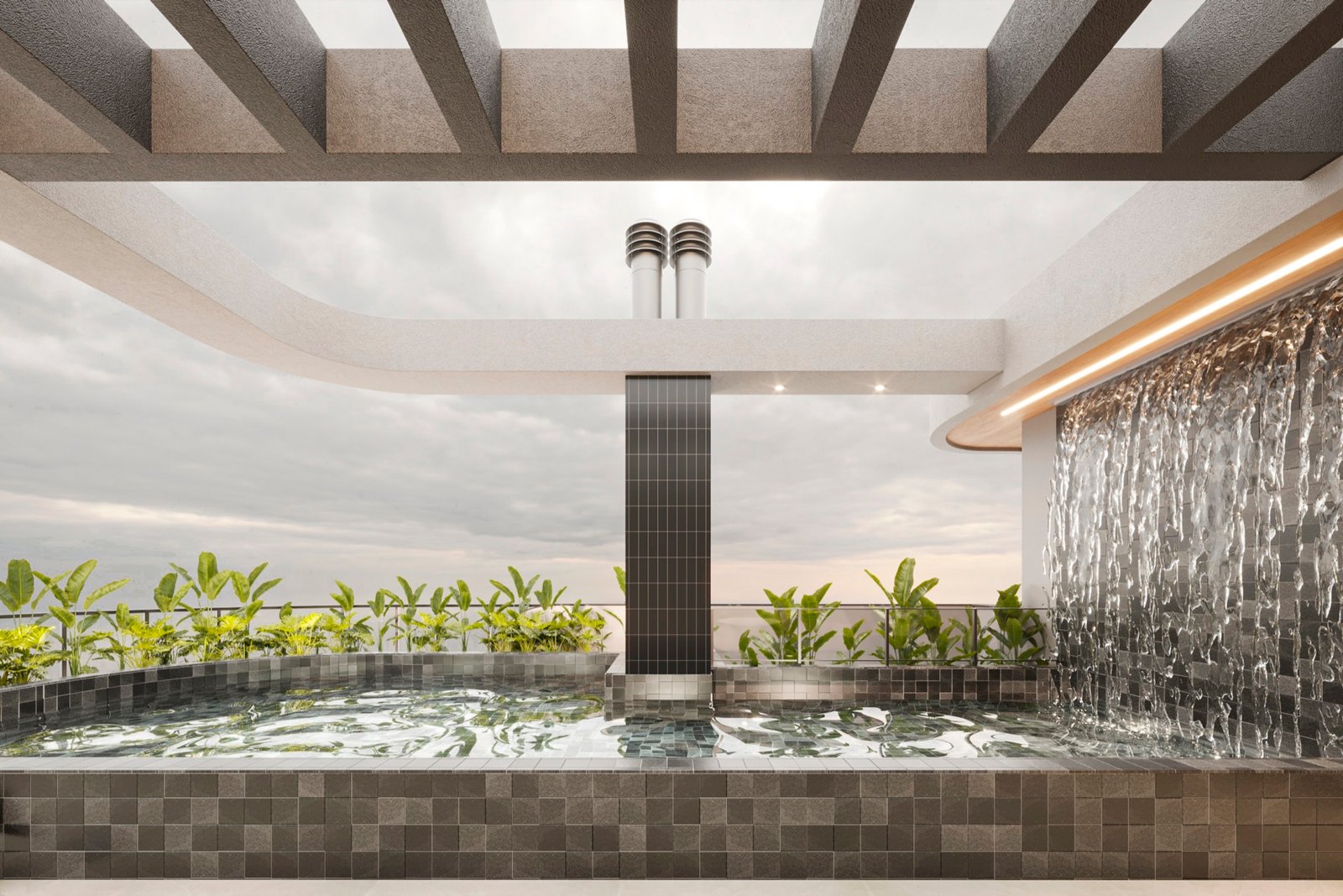 Canaã Residence - Piscina e área externa - Piscina 02