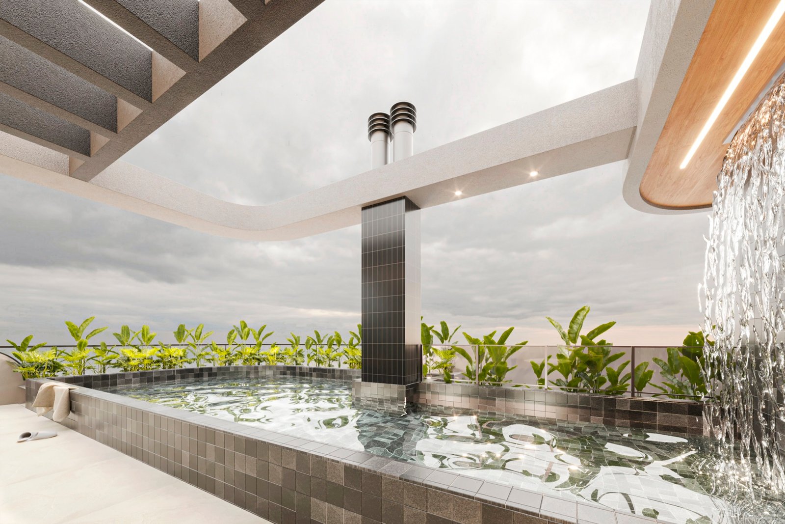 Canaã Residence - Piscina e área externa