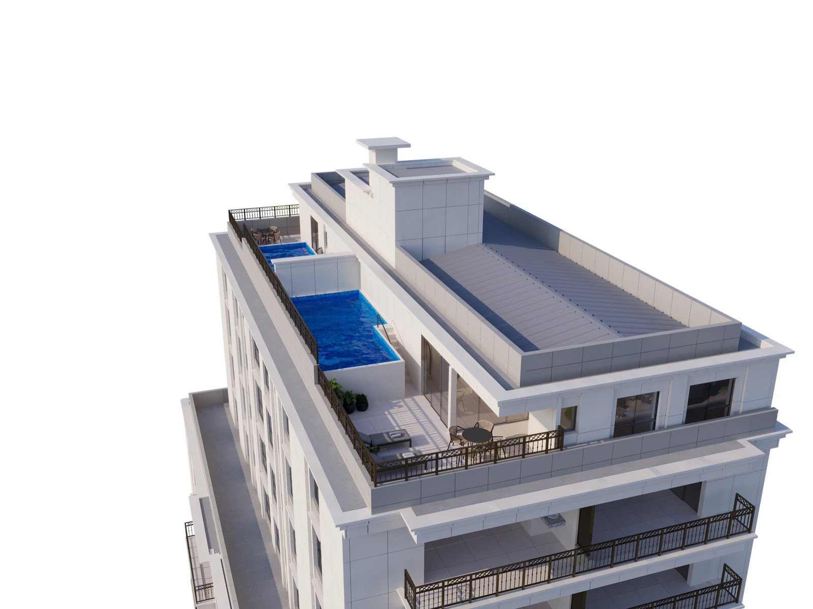Carmel Residence - Cobertura - Piscina e terraço