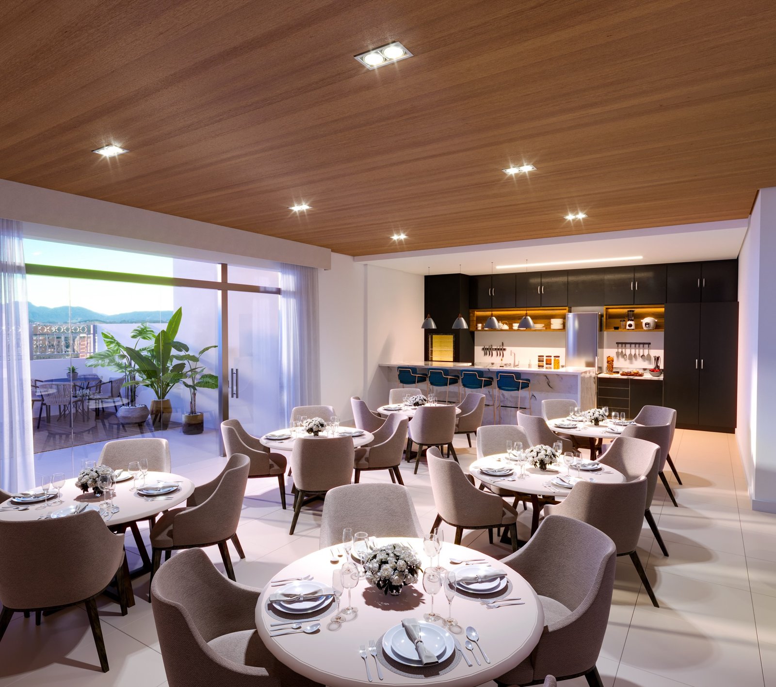 Carmel Residence - Salão de festas