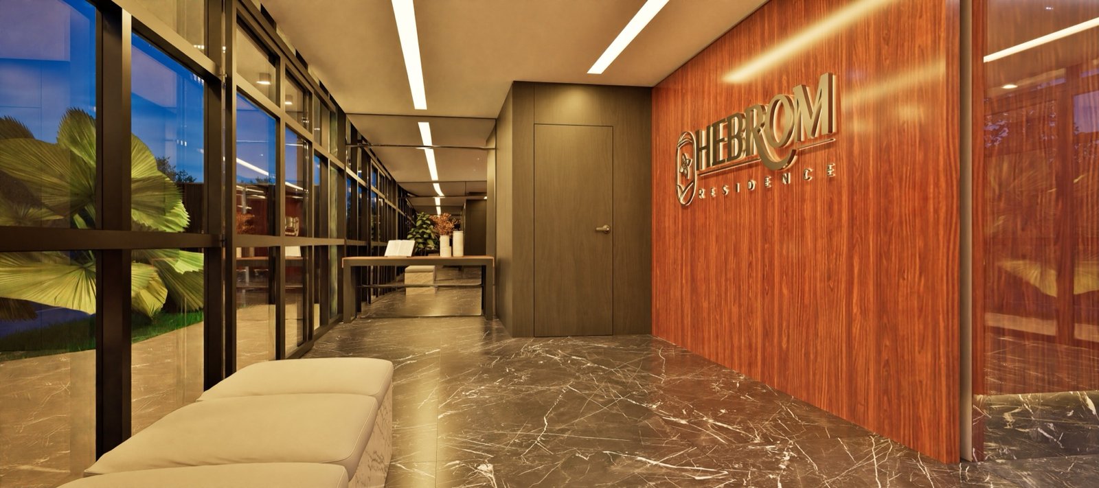 Hebrom Residence - Hall de entrada e recepção 06