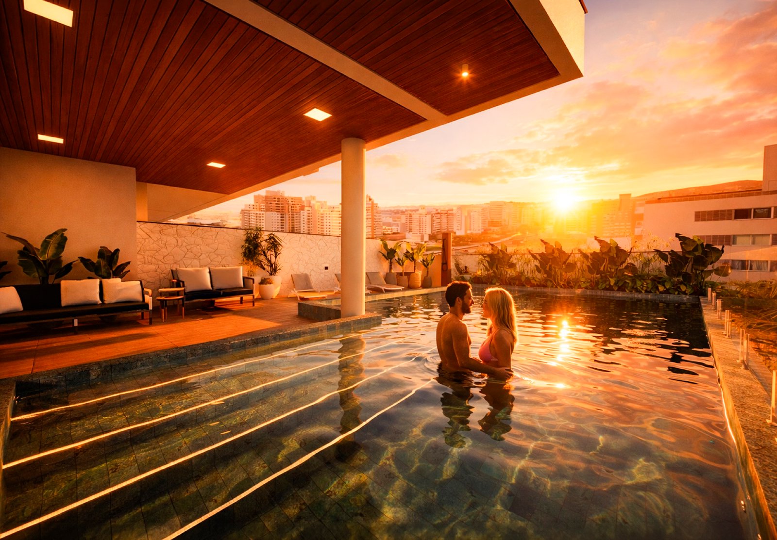 Kairós Residence - Piscina aquecida 02
