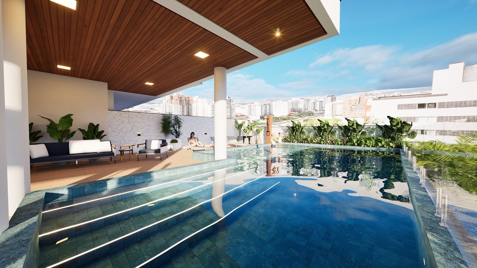 Kairós Residence - Piscina aquecida 04