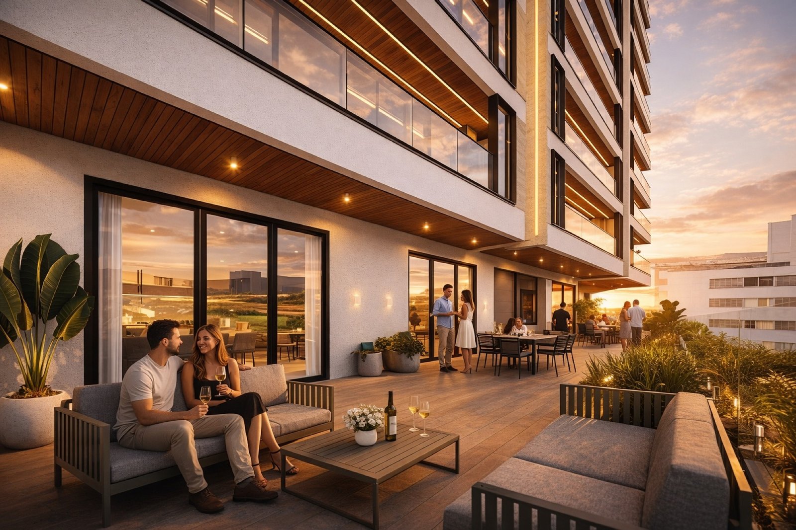 Kairós Residence - Praça de fogo e área gourmet externa 07