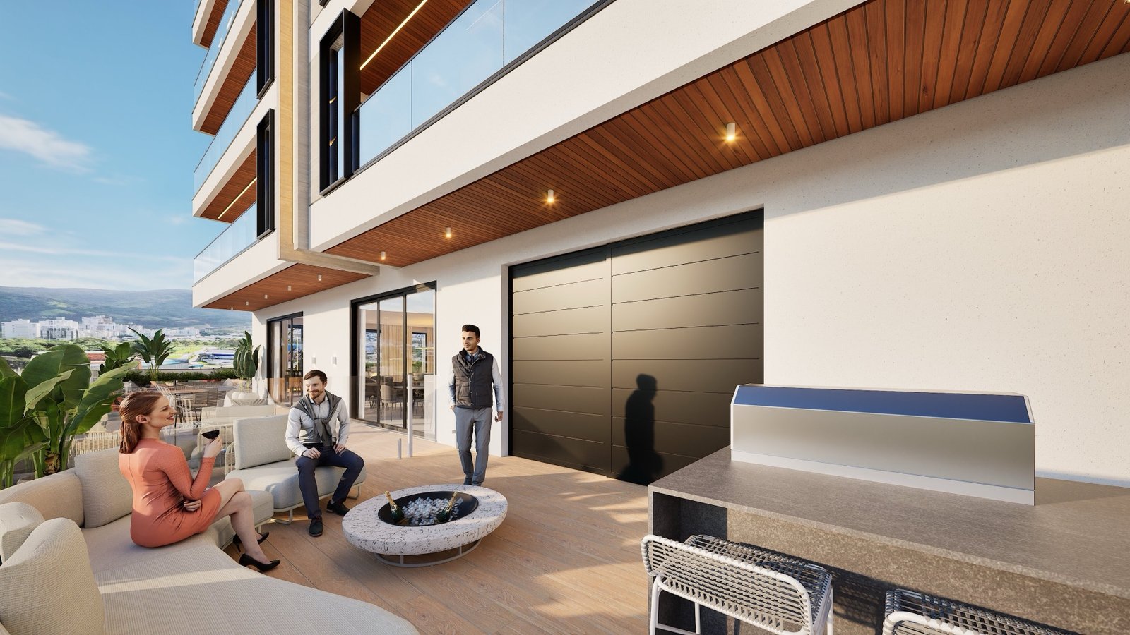 Kairós Residence - Praça de fogo e área gourmet externa 11