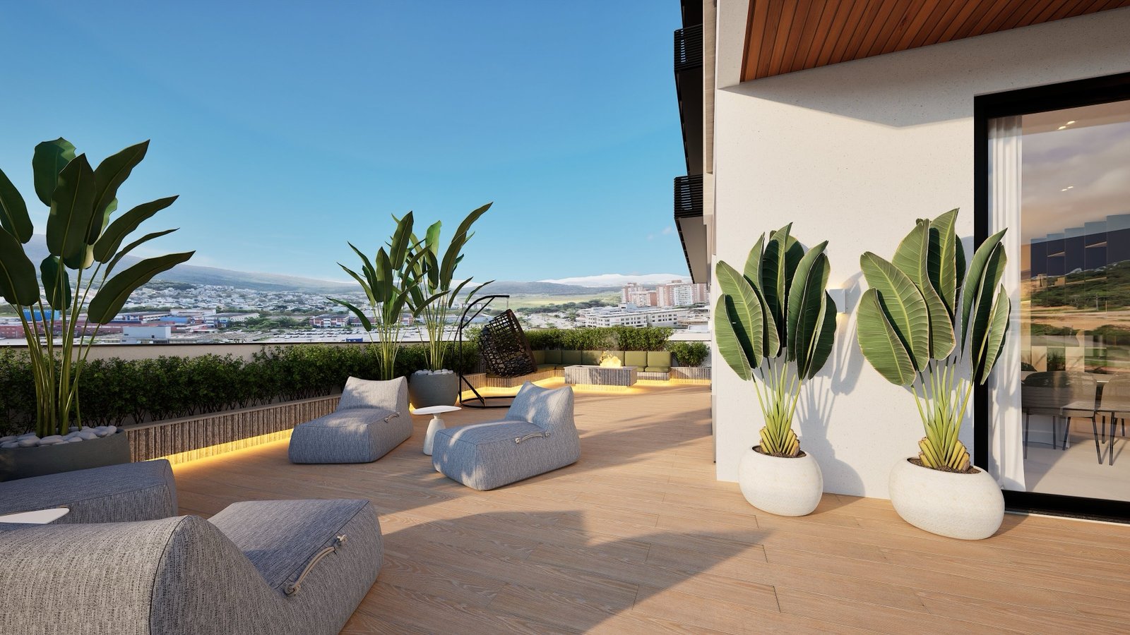 Kairós Residence - Praça de fogo e área gourmet externa 12
