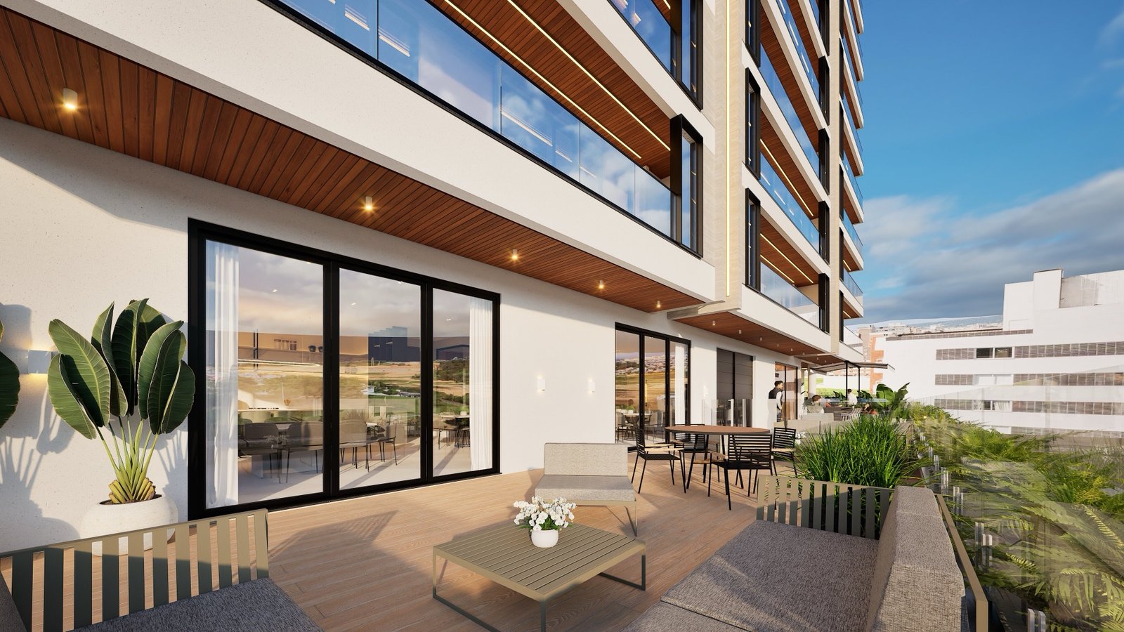 Kairós Residence - Praça de fogo e área gourmet externa 13