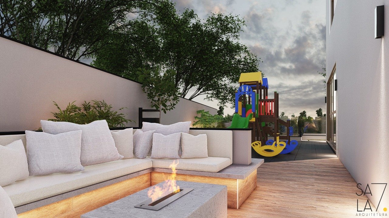 Residencial Cecília - Praça de fogo e playground