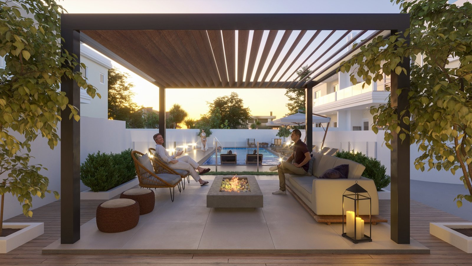 Summer Ville Residence - Praça de fogo (fire place)