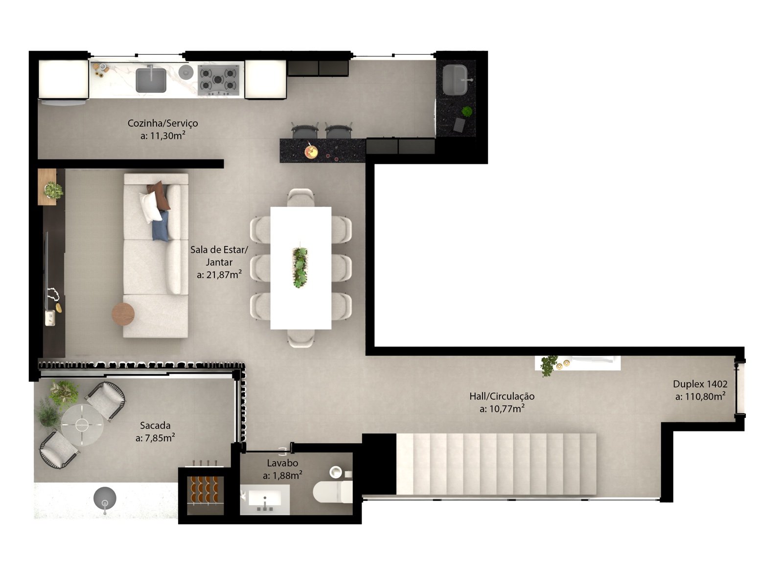Duplex 1401 (97,10 m²)